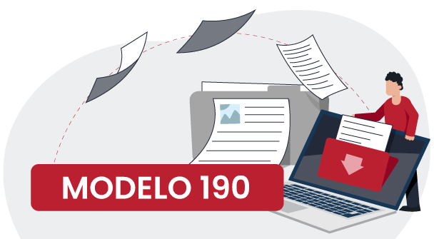 Modelo 190: Declaración anual informativa sobre retenciones e ingresos a cuenta relacionados con rendimientos del trabajo, actividades económicas, premios, ciertas ganancias patrimoniales e imputaciones de rentas. Se presenta como resumen anual de estas operaciones.